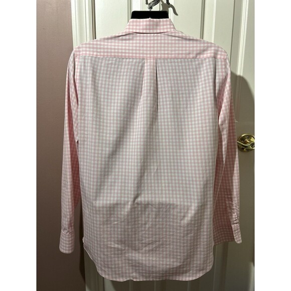 Vineyard Vines Classic Fit Tucker Shirt Mens Small Pink Gingham Long Sleeve - Picture 3 of 7
